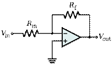 File:Op-Amp Inverting Amplifier.svg