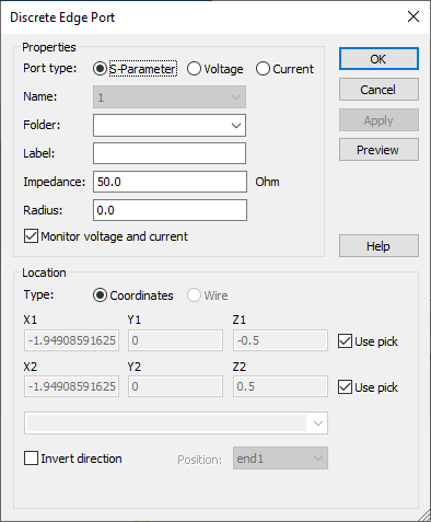 Simulation, Discrete Port