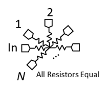 http://www.markimicrowave.com/blog/wp-content/uploads/2015/06/N-Way-Wye-Resistive-Power-Divider.png