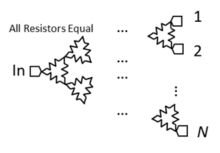 http://www.markimicrowave.com/blog/wp-content/uploads/2015/06/N-way-Branched-Delta-Resistive-Power-Divider.png