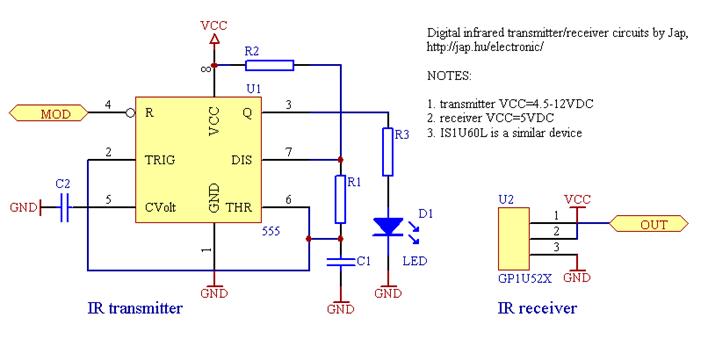 infrared remote control transmitter circuits  ̹ ˻