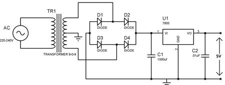 Cell Phone Charger Circuit Diagram