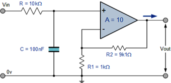 active low pass filter circuit