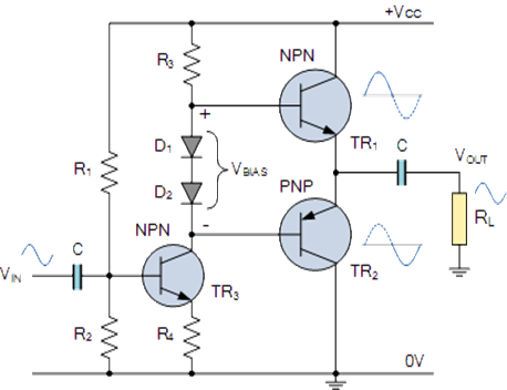 설명: 설명: 설명: class ab amplifier driver stage