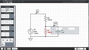 설명: 설명: 설명: CircuitLab online circuit simulator